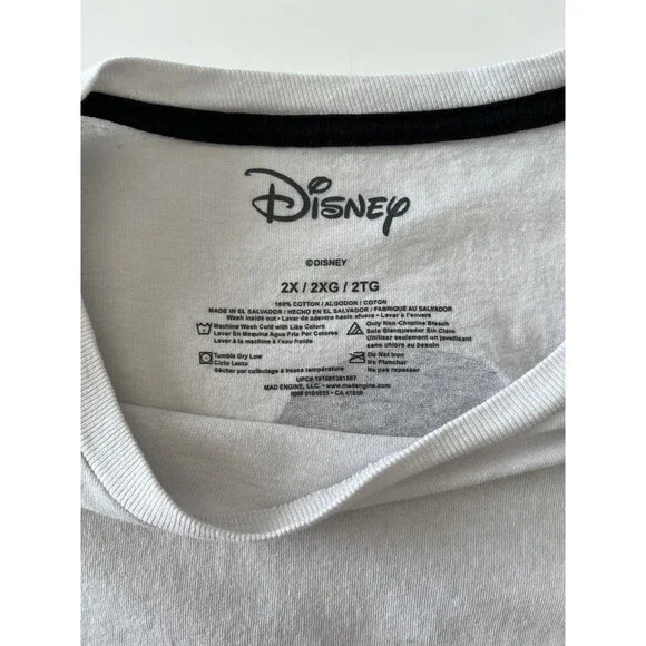 Disney Mickey Mouse Tie Dye Watercolor 2 Sided T Shirt Long Sleeve Tee Adult XXL - Picture 6 of 8